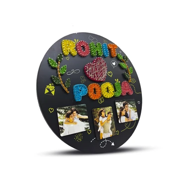 Handmade String Art Frames For Couples